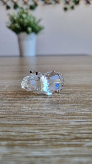 Figura Hipopótamo decorativa em cristal- Marca Preciosa