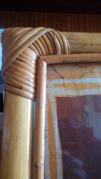 Quadro pintado em seda motivo indiano