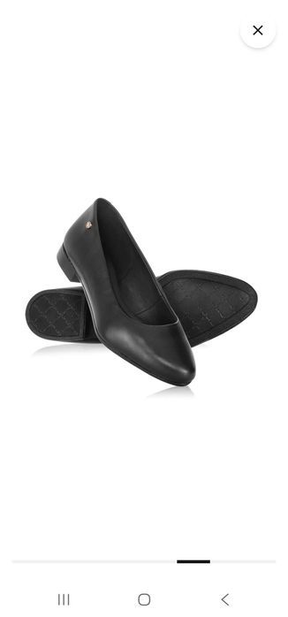 Ochnik baleriny skóra bydlęca, wkładka r.39, 25,5 cm