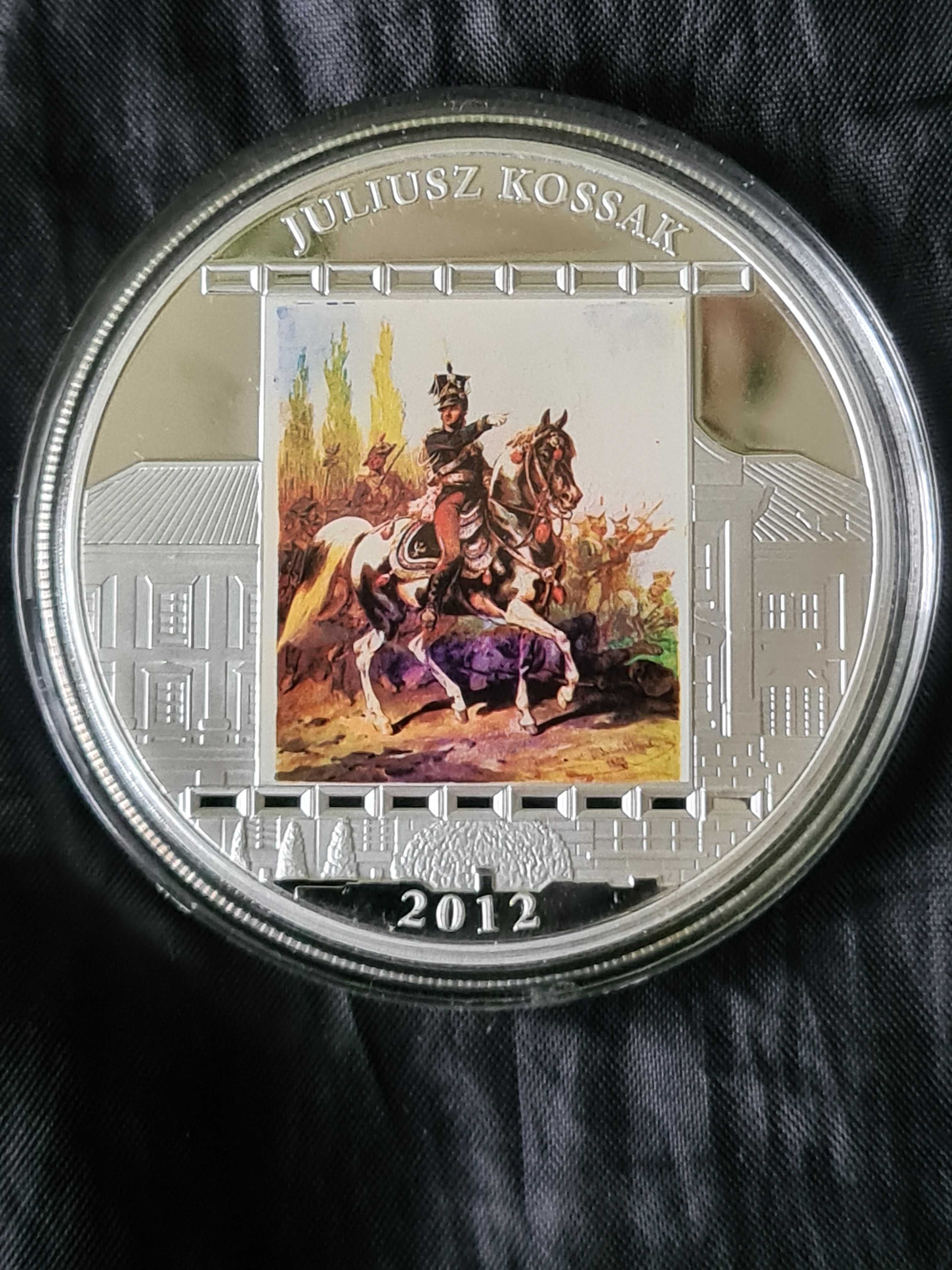 Moneta Medal 2012 SREBRO Juliusz Kossak Hymn Mazurek Dąbrowskiego