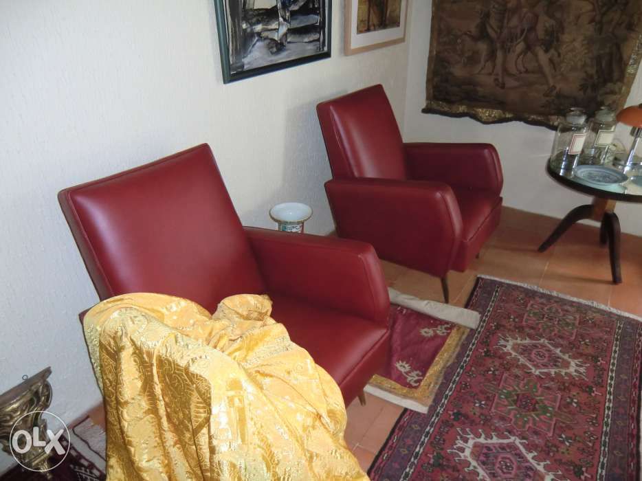 Terno de sofás vintage