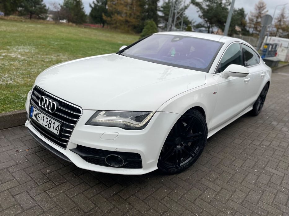 Audi A7 Sportback 3,0TDI/2x S-Line/HeadUp/Aktywny Wydech/4x4/Po serwisie