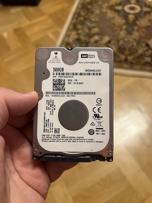 HDD 500gb 2.5, Sata, Western Digital