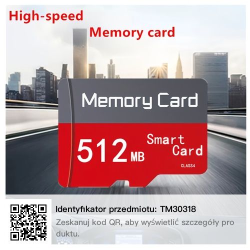 Karta microsd o pojemności 512mb szybki zapisz okazja