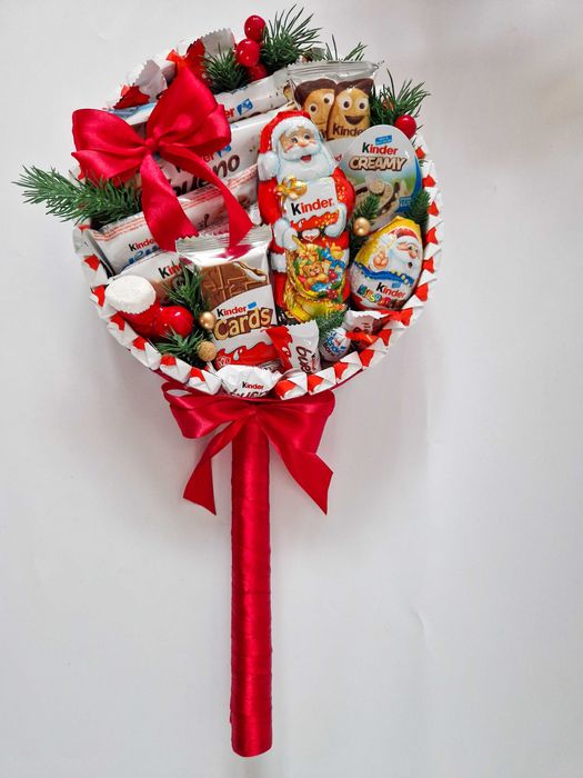 Lizak torcik kinder prezent mikołajki urodziny choinka