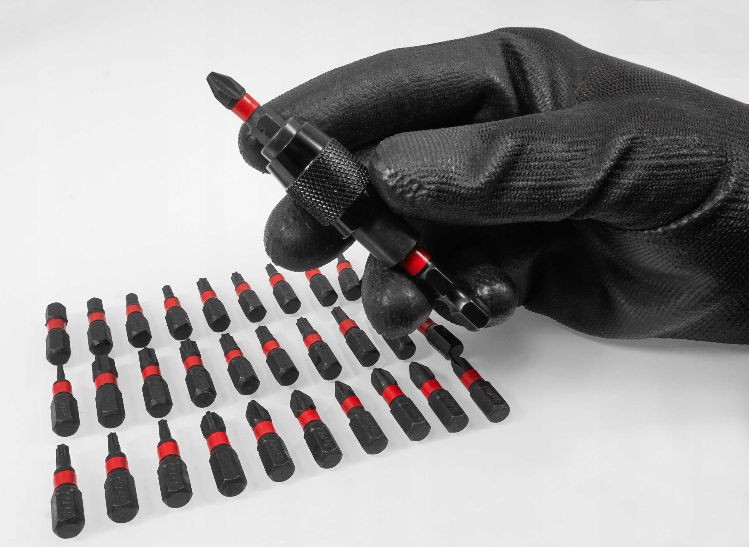 Bity udarowe końcówki zestaw do wkrętarki HEX TORX 32 EL