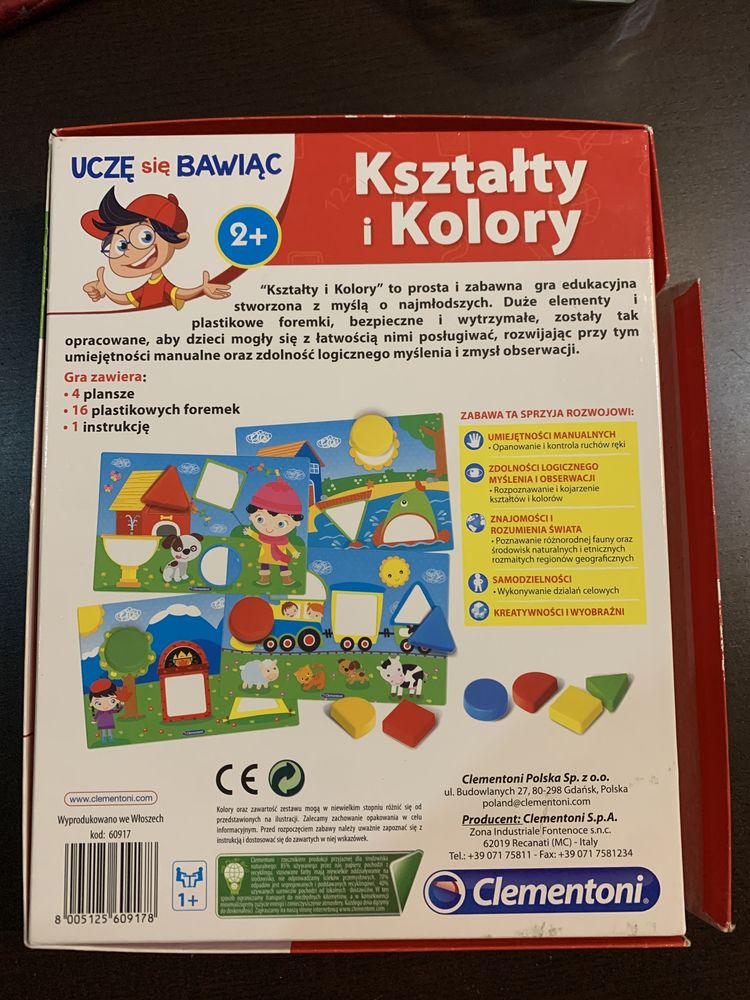 Ucz się i bawiąc, kształty i kolory