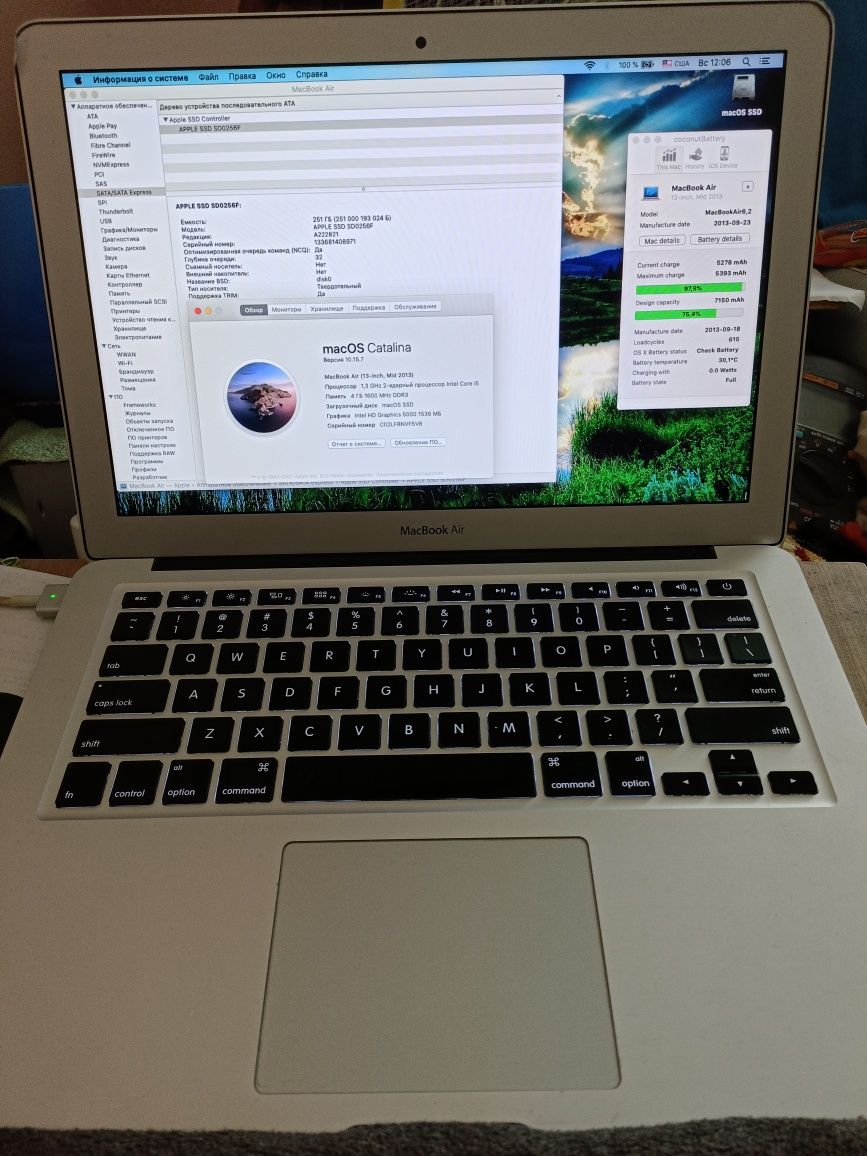 MacBook Air A1466 /i5/SSD/256Gb/ ціна знижена