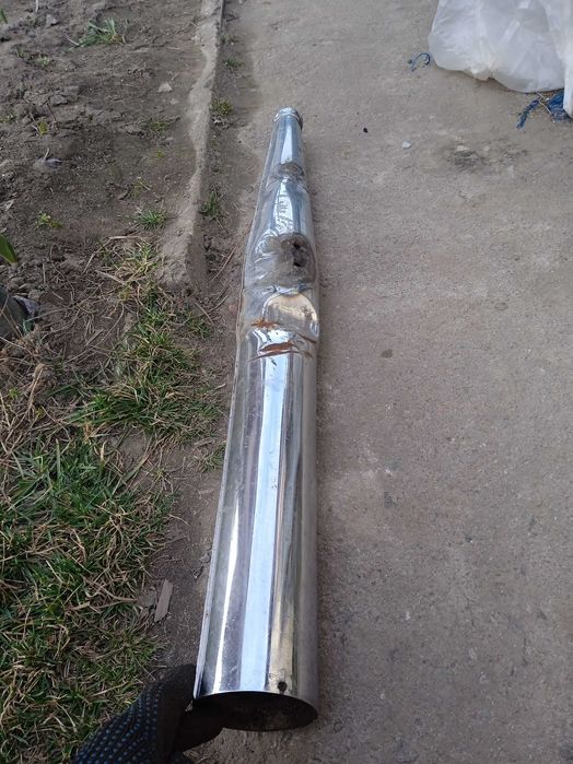 Глушитель на мотоцикл ява.