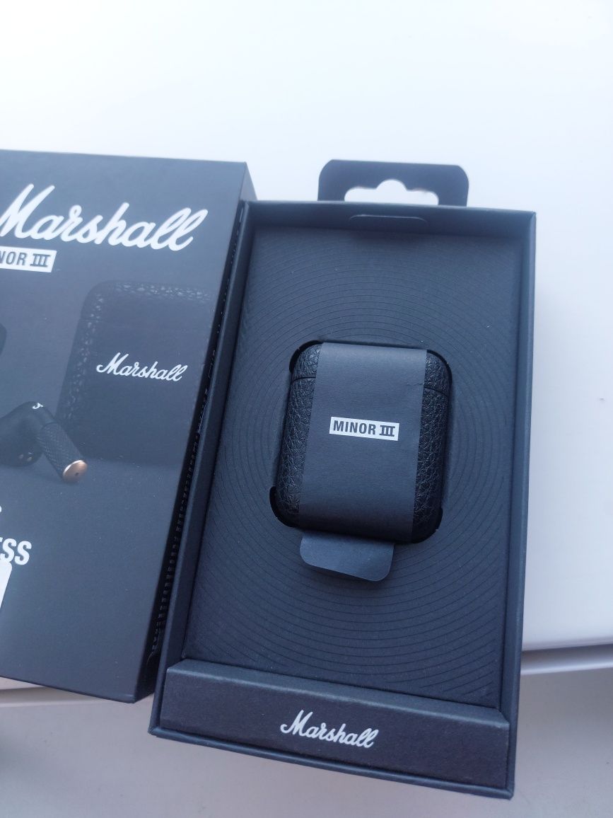 Навушники вкладиші бездротові TWS Marshall Minor III TWS Black