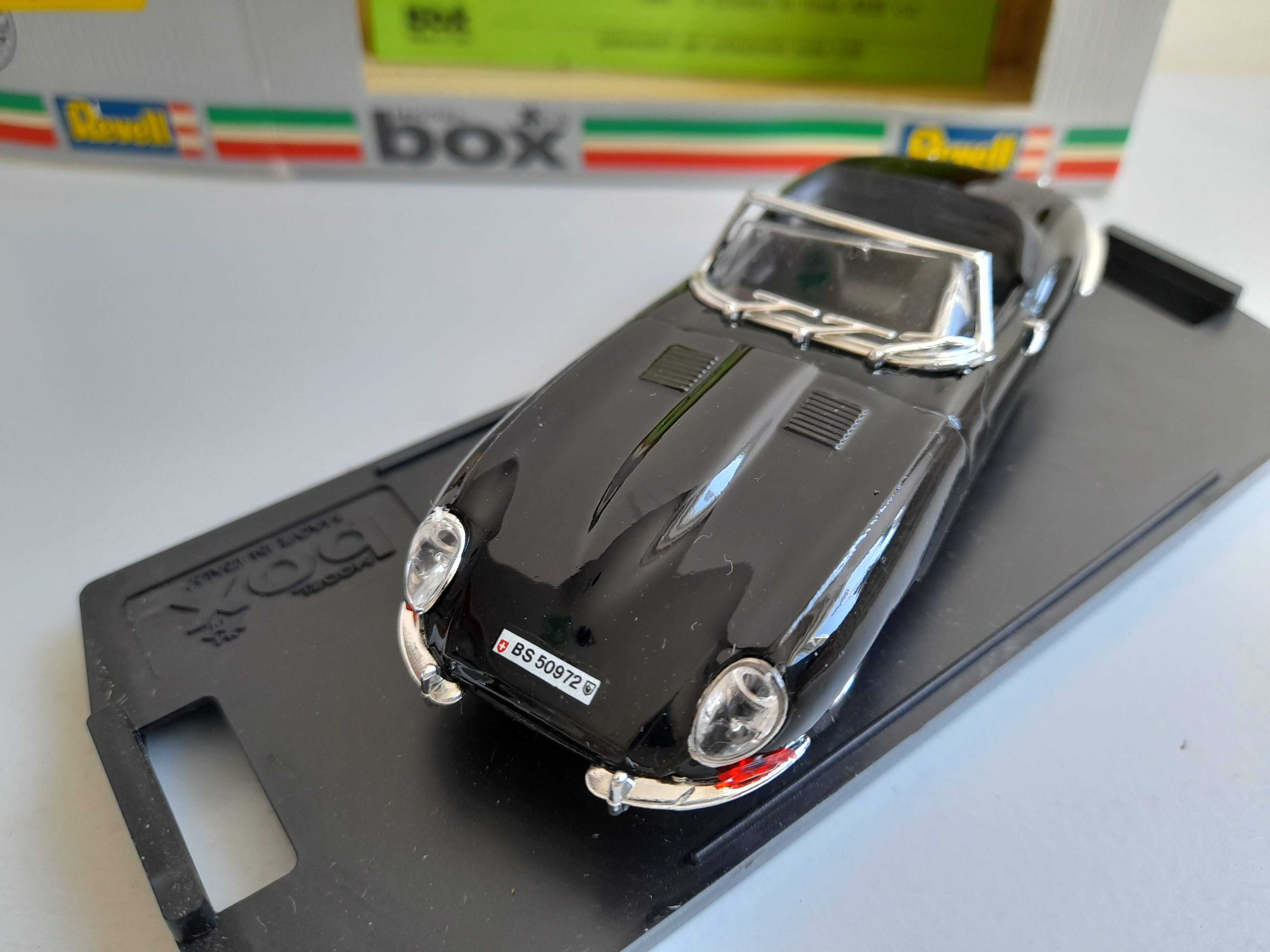 Model Box czarny Jaguar Tipo E Spyder 1:43 Revell do kolekcji