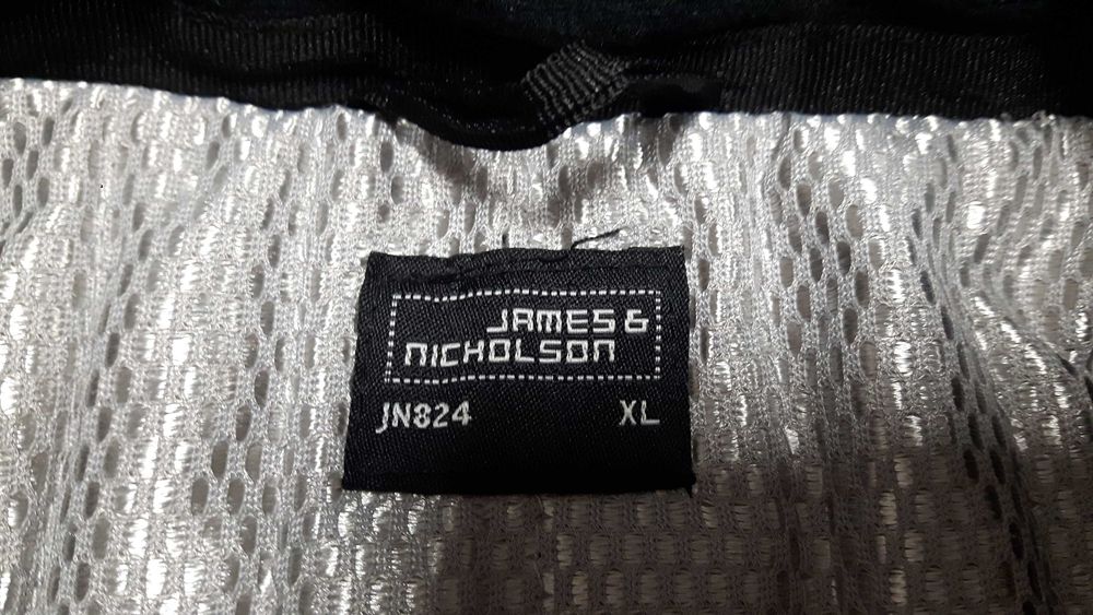 JAMES & NICHOLSON męska kurtka robocza typu softshell czarna rozm. XL