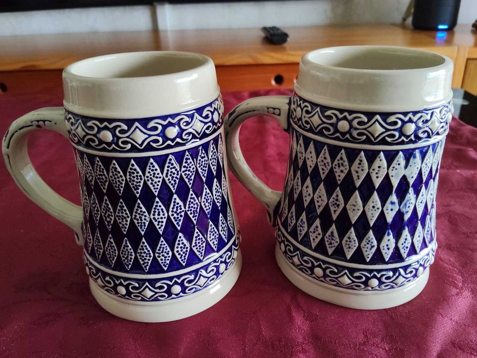 Canecas azuis Alemãs