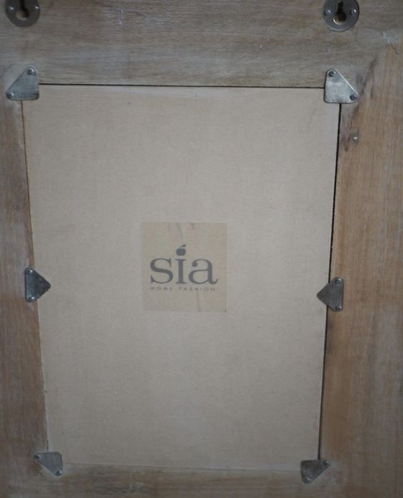 Lustro francuskie w drewnianej ramie marki SIA