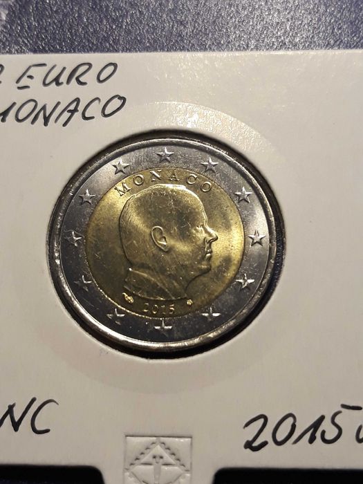 2 Euro  Albert II Grimaldi Monako 2015 r. - Mennicze