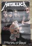 Metallica постер, плакат 90-х років 83 на 58 см