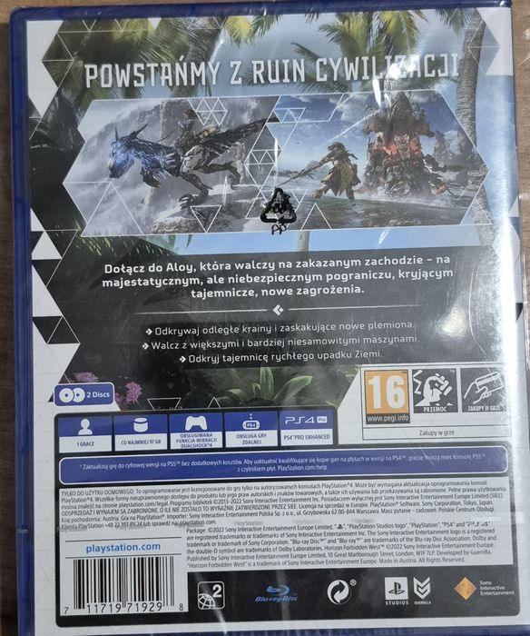 gra  PS4 oryginalnie zapakowana + aktualizacja PS5 za 100 zł