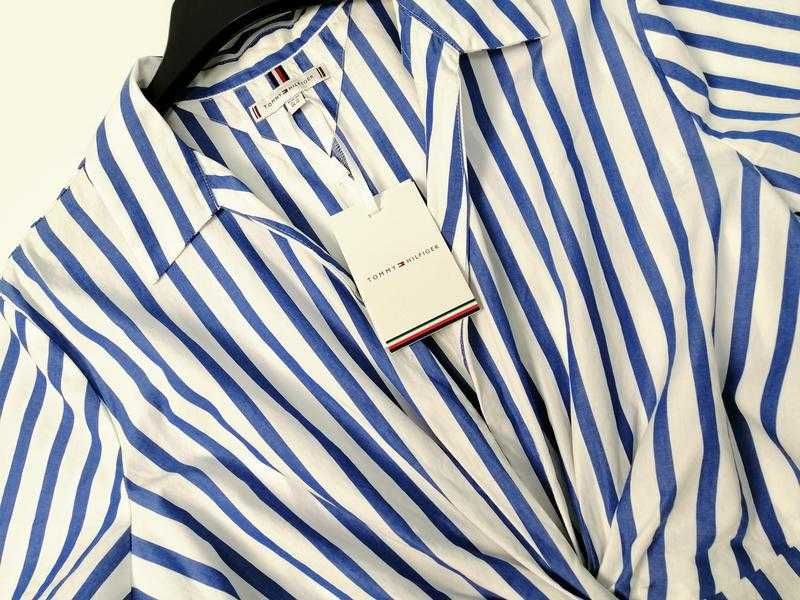Брендовое хлопковое платье в полоску Tommy Hilfiger оригинал
