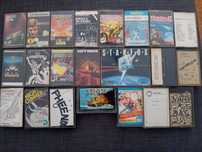 Conjunto de cassetes jogos Spectrum e Commodore 64