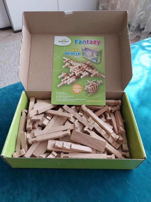 Конструктор дерев'яний 6-12 років