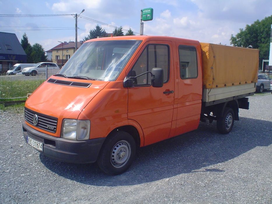 Volkswagen LT  MAXI 2,5TDI  DOKA 6 osób + paka 2,75m , HAK!!