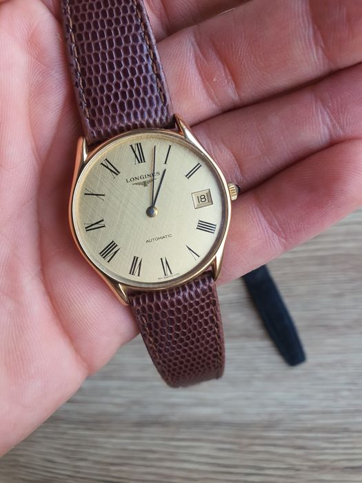 Relógio Longines automatico banhado a ouro.