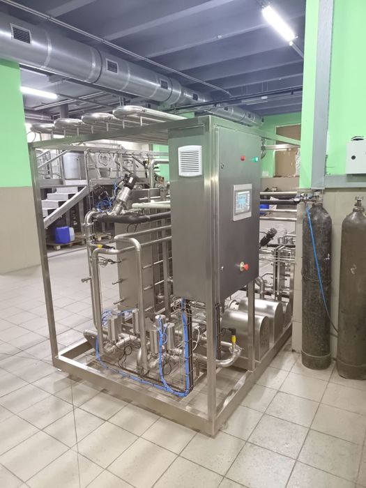 Пастеризаційно-охолоджувальна установка. Пастеризатор. Теплообмінник.