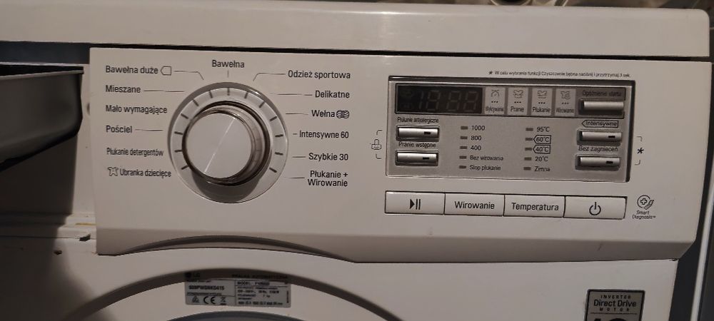 Pralka LG duży wsad 7KG gwarancja