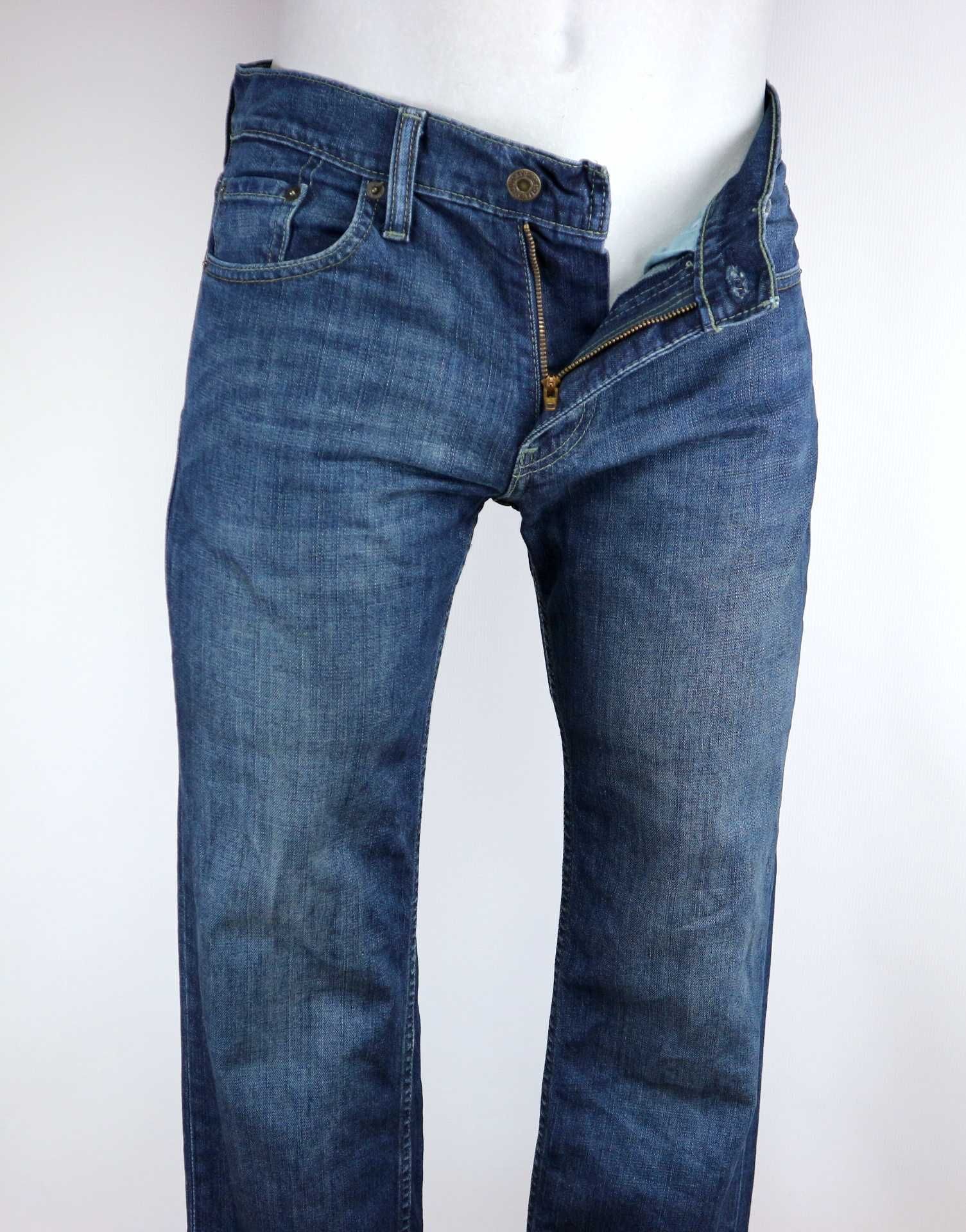 Levis 511 spodnie jeansy W30 L34 pas 2 x 41 cm