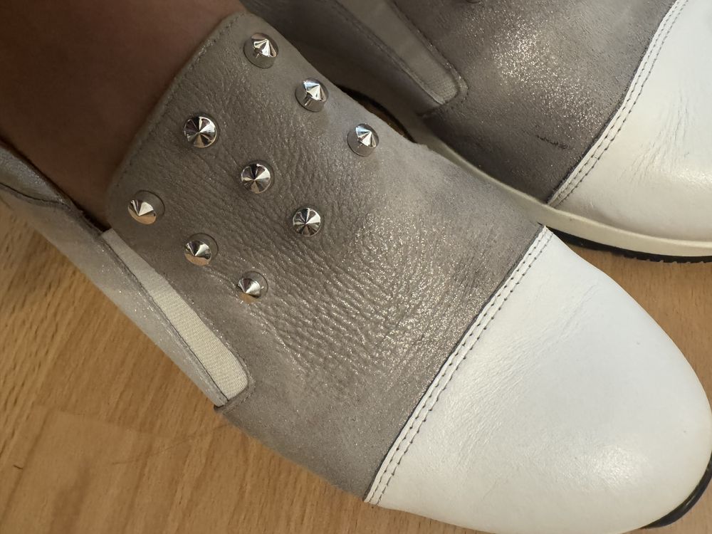 Buty wsuwane damskie Kati skorzane, rozmiar 40