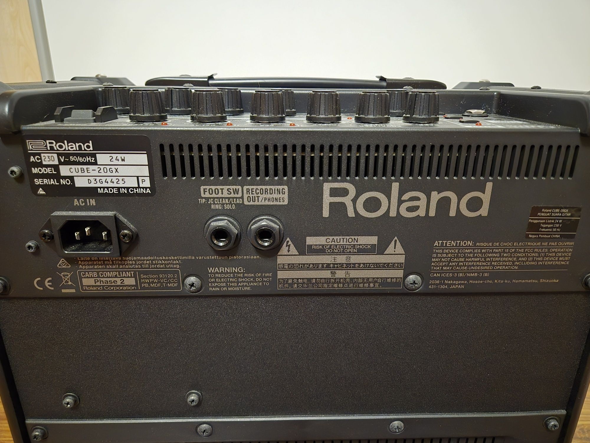Roland CUBE-20GX (Stan bardzo dobry)