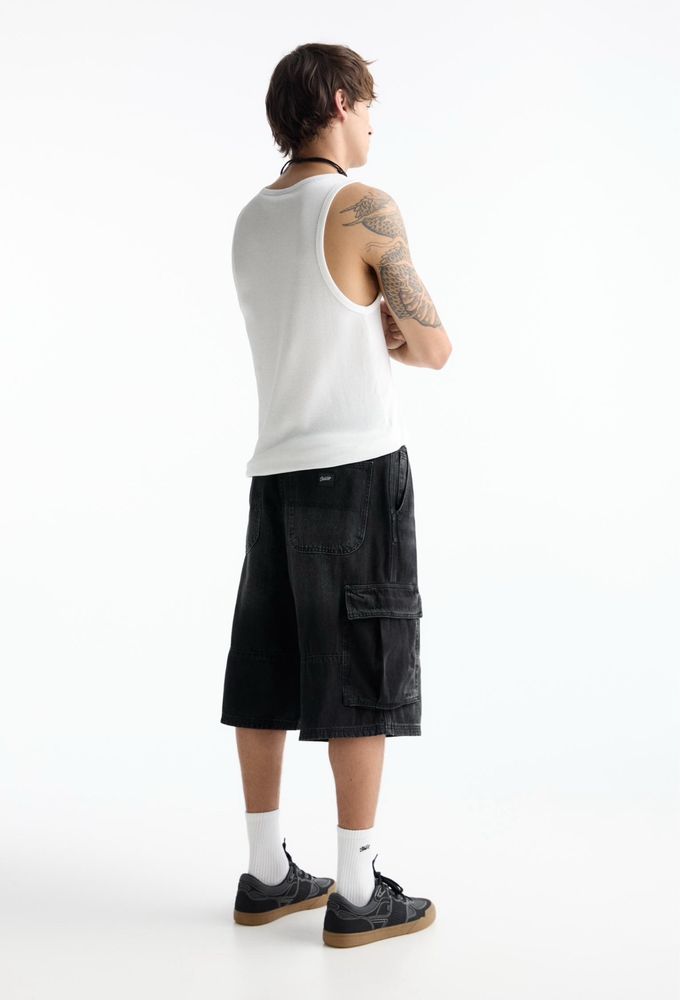 Шорти Pull&Bear (S-M) Skater Fit Оригінал Широкі Широкие Нові Шорты