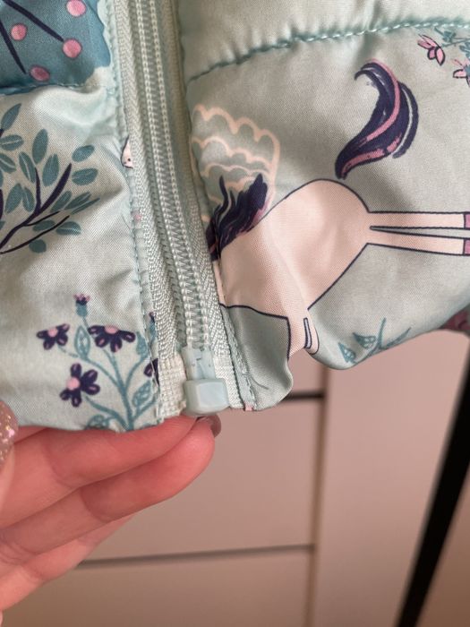 Zestaw dwóch kurtek dla dziewczynki 122 Little Kids przejsciowa,zimowa