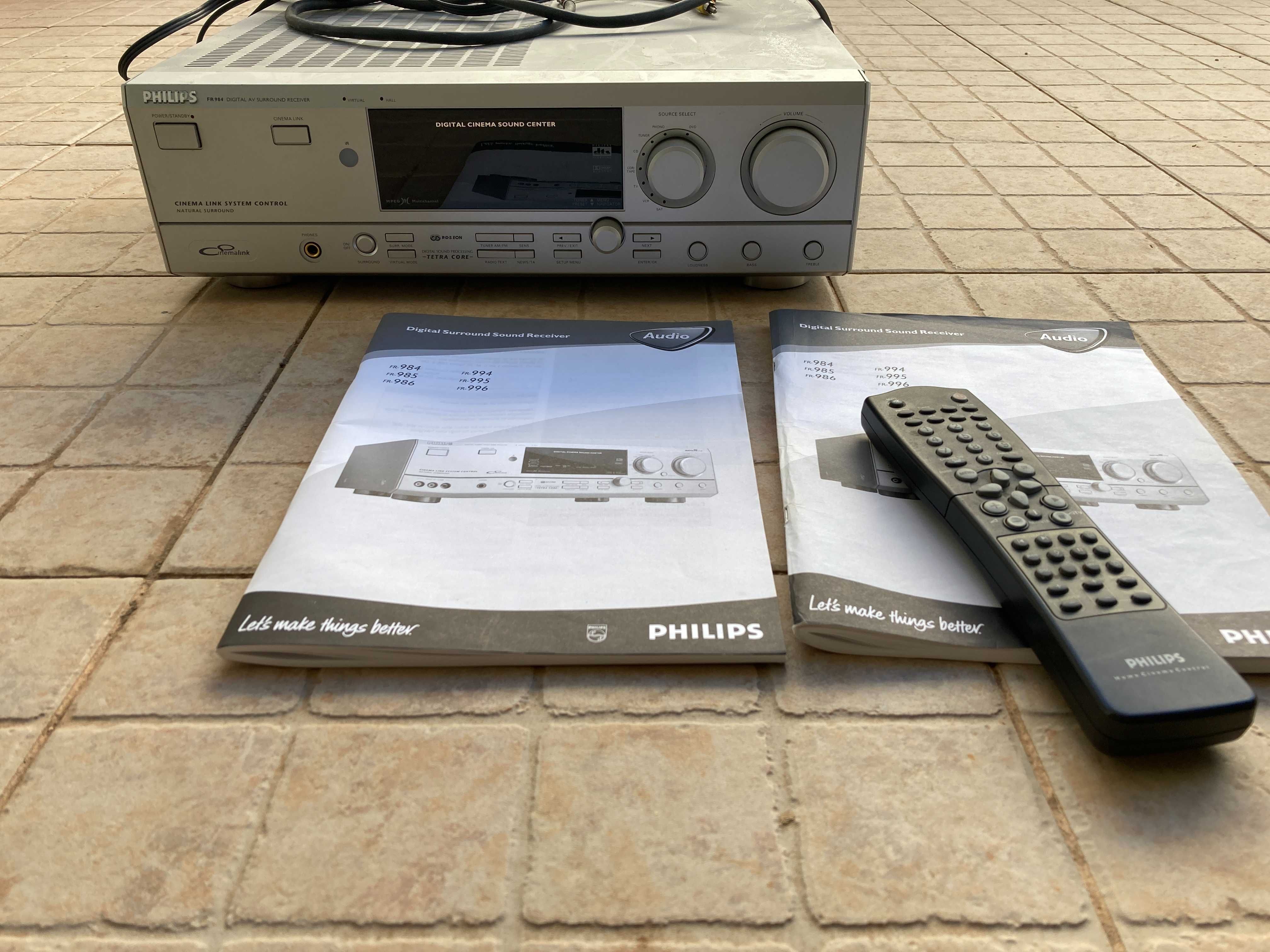 Amplificador para cinema em casa Philips FR984