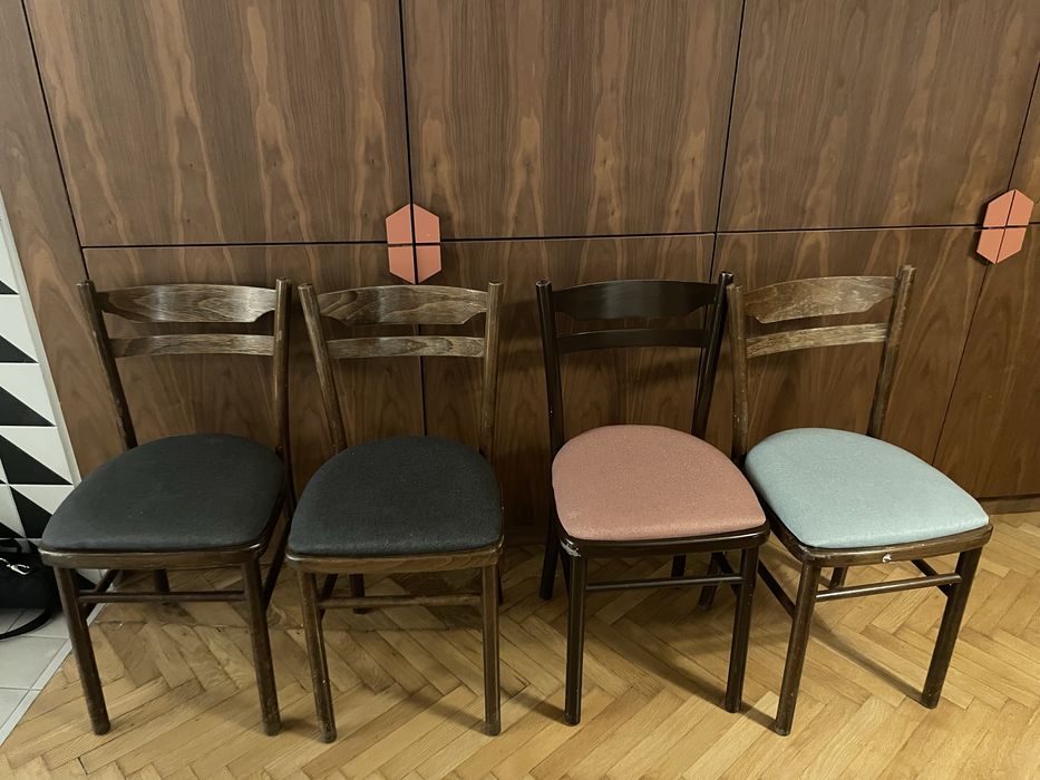 Krzesla prl po renowacji