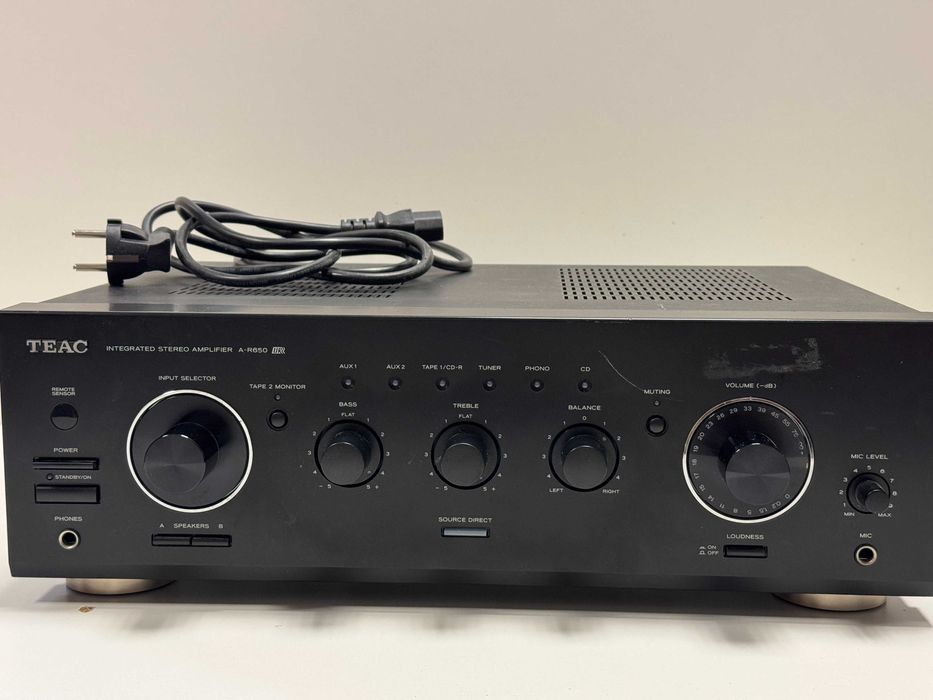 TEAC A-R650 czarny – Wzmacniacz stereo, stan bardzo dobry