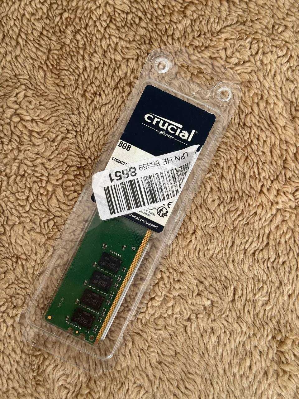Оперативна пам'ять Crucial DDR4 DIMM 8GB 2666 MHz CL19 (CT8G4DFRA266)