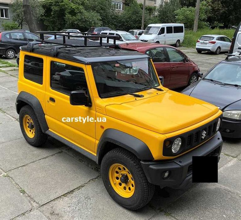 Багажник поперечини на дах авто Yakima Suzuki Jimny водостоки Whispbar