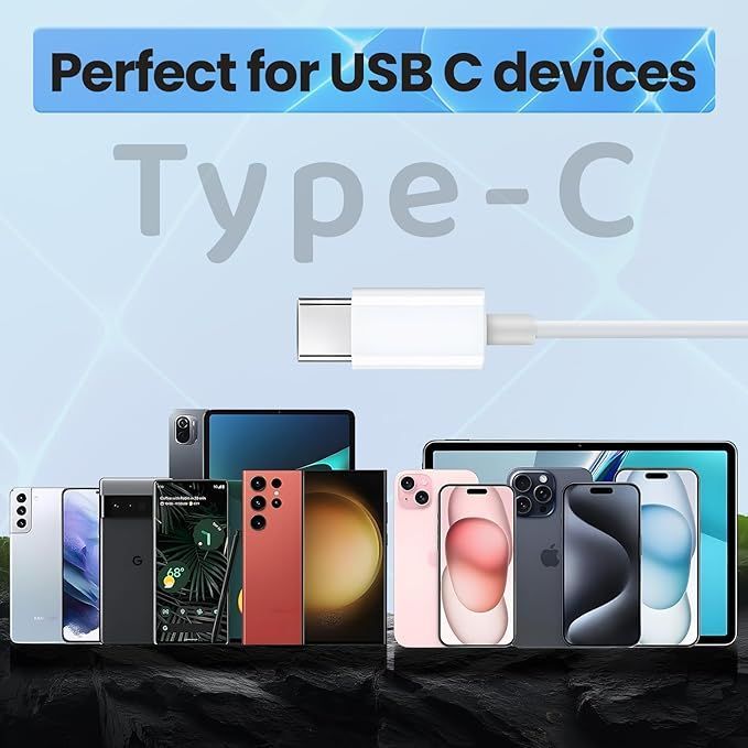 Słuchawki Usb-C Z Mikrofonem I Hi-Fi Dac – Białe