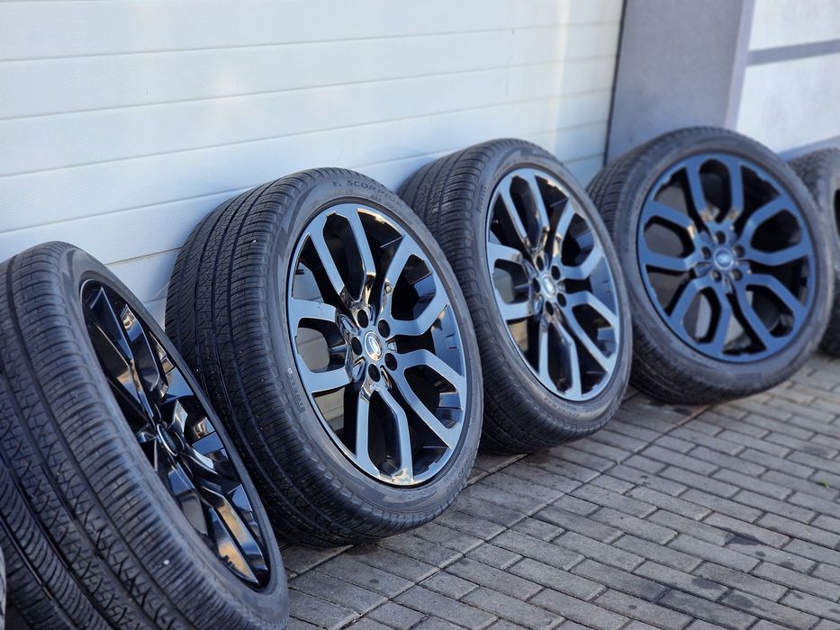Felgi Koła 22" 5x120 9,5j et49 opony Pirelli 275/40 Range rover sport