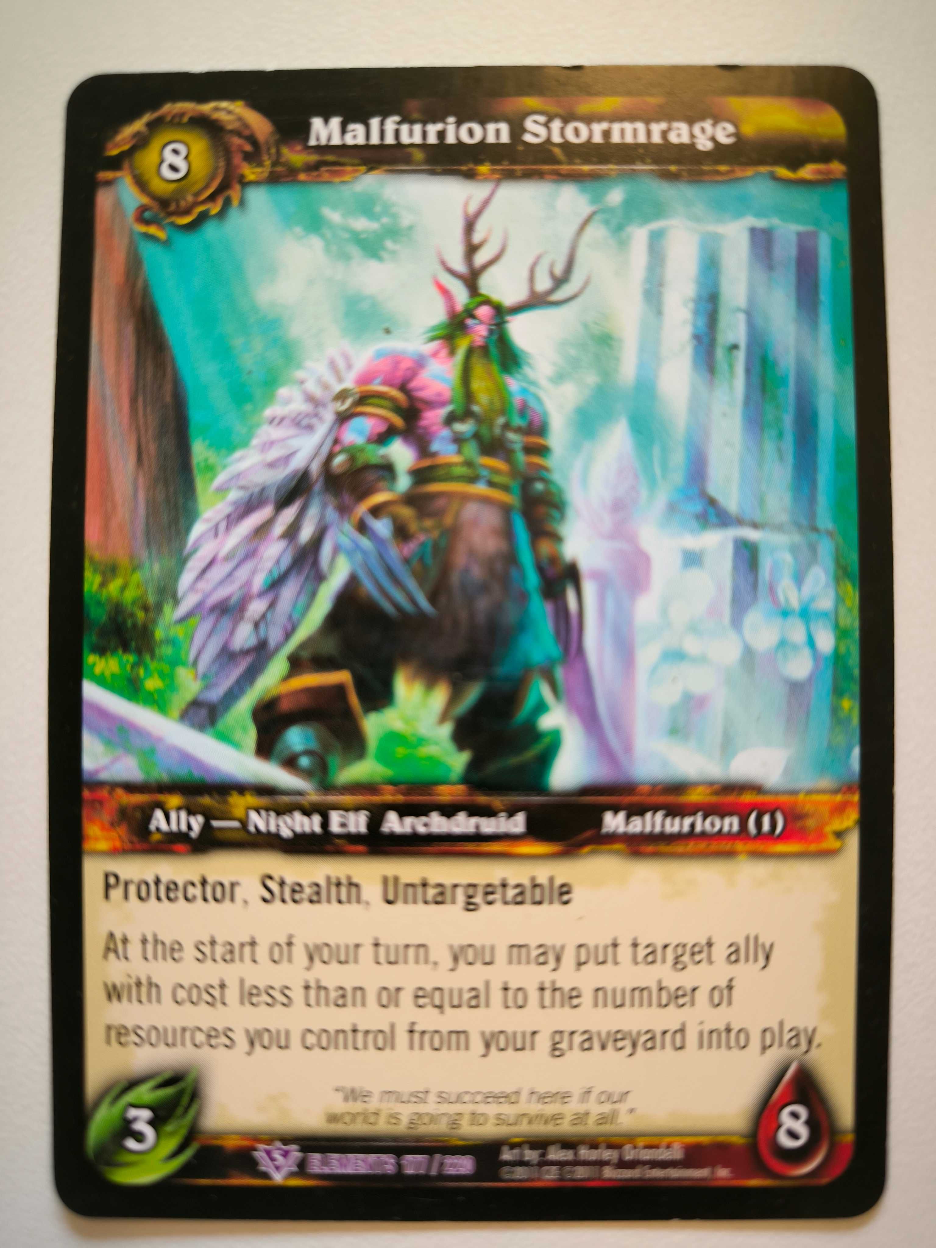 Malfurion Stormrage wow tcg