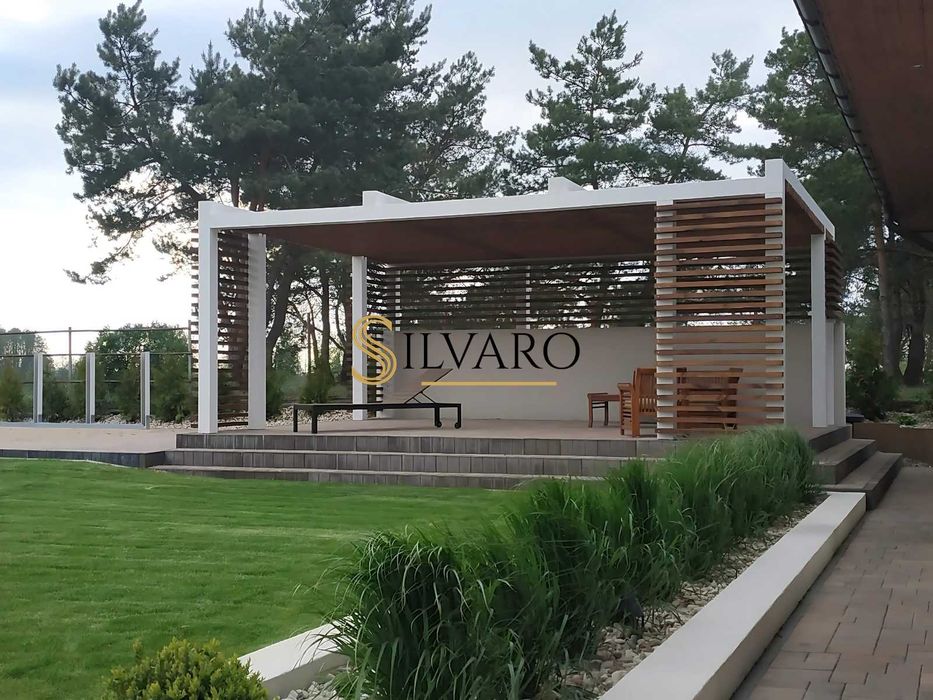 Altana Drewniana Nowoczesna Premium Silvaro Garden
