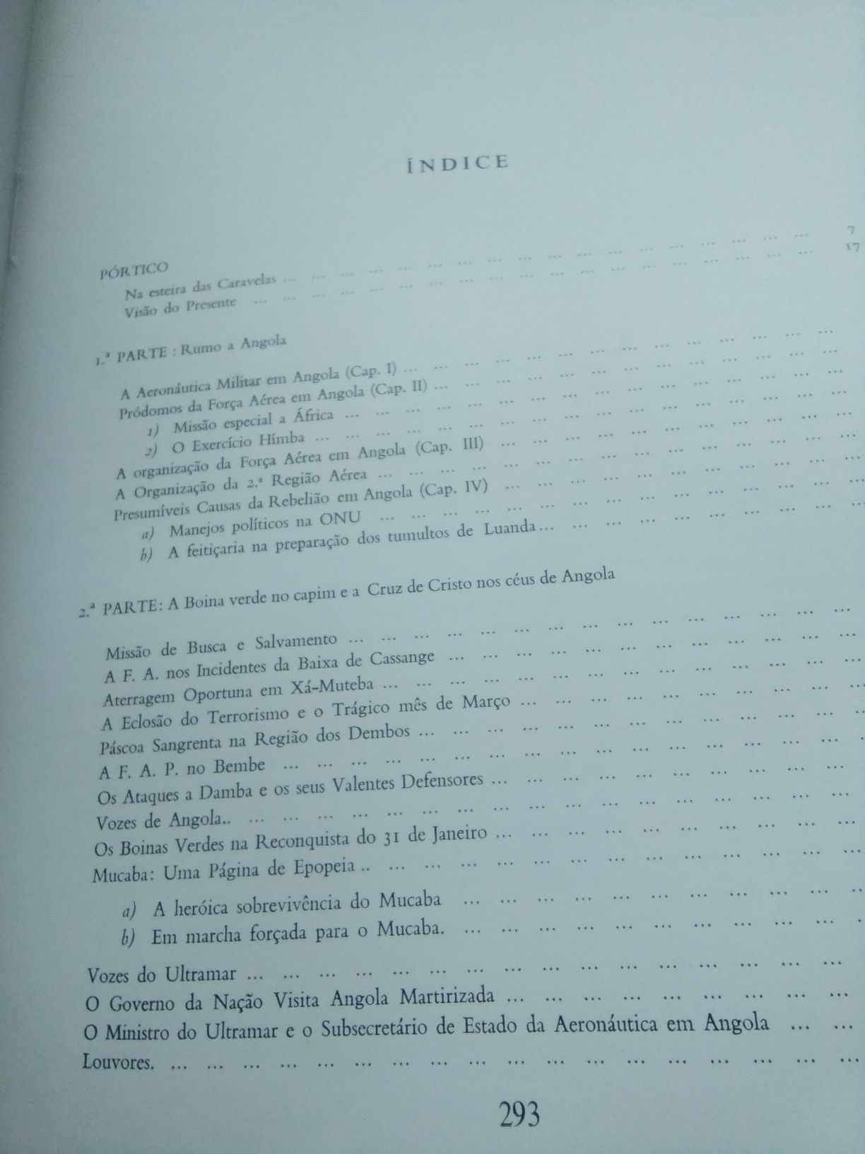 Livro da força aérea em angola