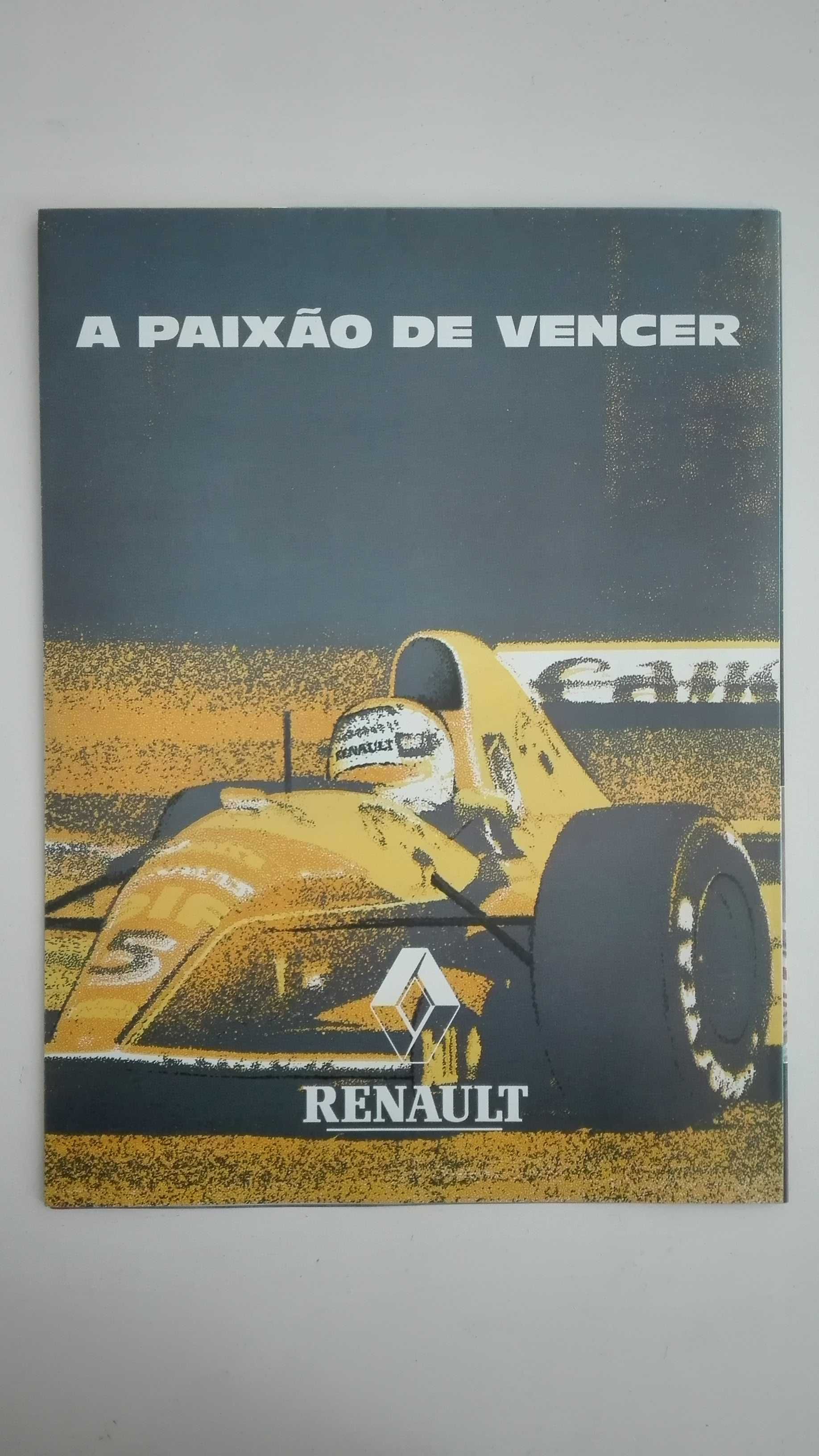 Brochura Poster Renault Williams 1992