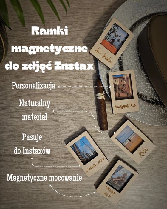 Magnetyczne ramki do zdjęć Instax