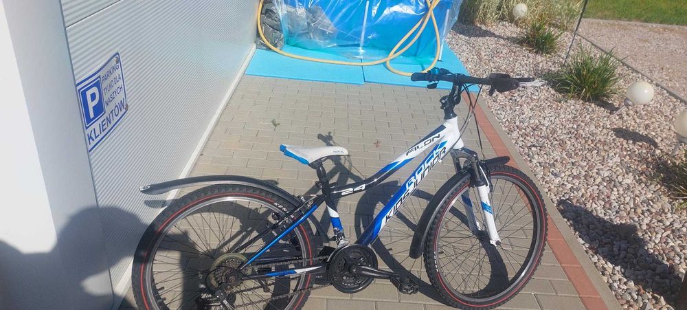 Rower dla dziecka Filon 24 Rock Kids Junior 24" niebieski shimano amor