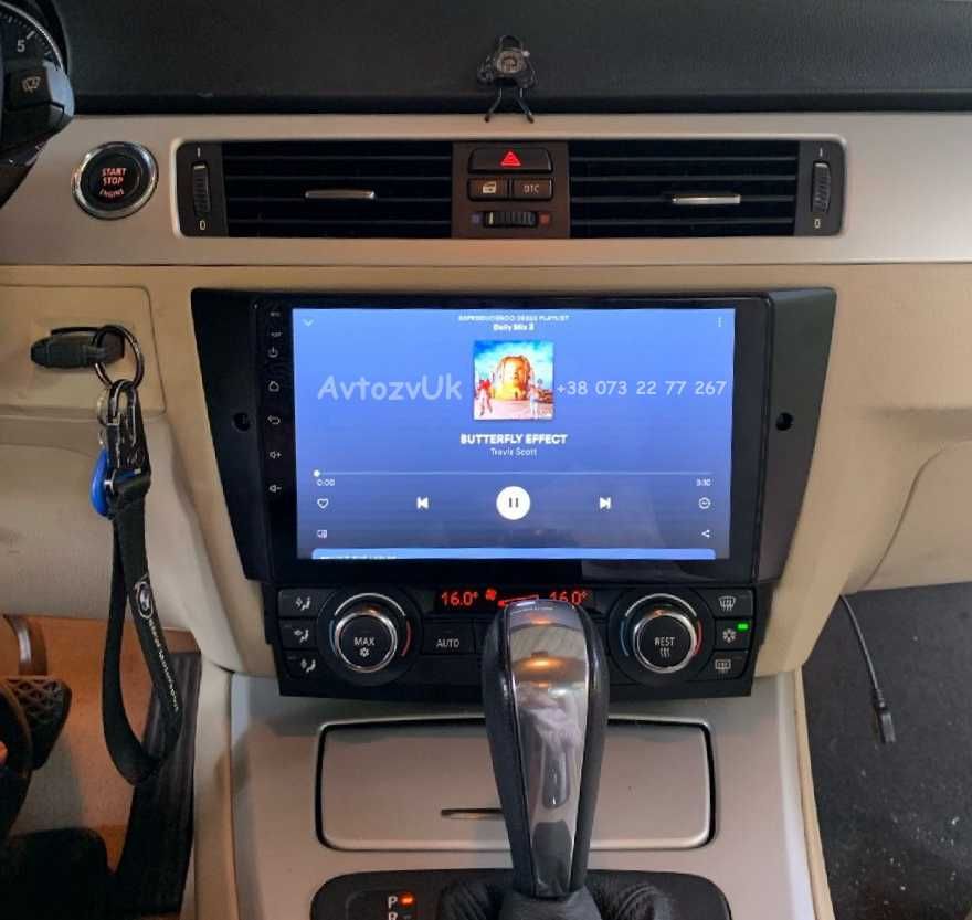Магнитола e90 BMW M3 e91 e92 e93 GPS DVD 2 дин е90 CarPlay Android 14