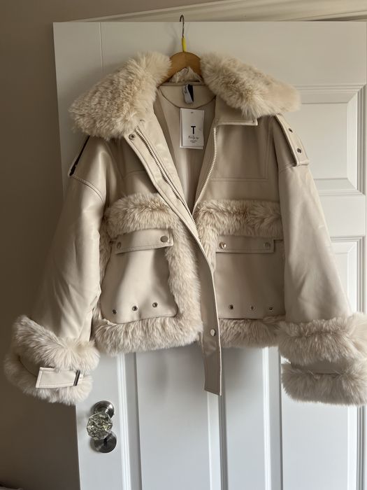 Kurtka ramoneska z futerkiem