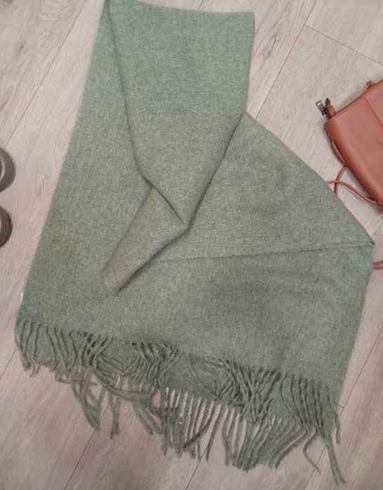 Шарф палантин новий теплий хакі