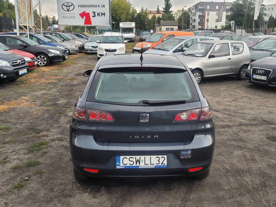 Seat Ibiza 1.4B 75KM 2006r * el szyby klima tempomat * TORUŃ